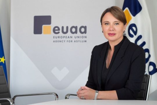 H Εκτελεστική Διευθύντρια του EUAA Nina Gregori